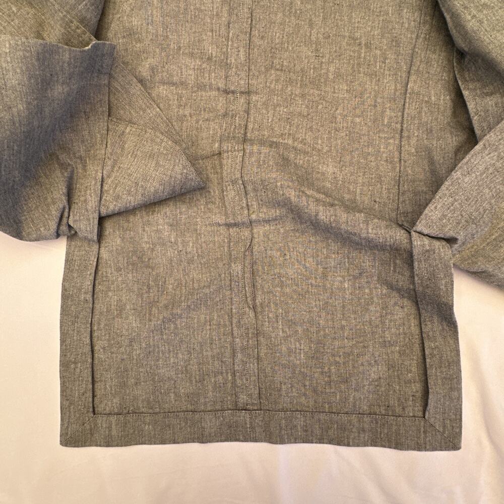 J Crew Ludlow Blazer Mens 36R Gray Somelos Cotton Linen Sport Coat - Picture 9 of 16